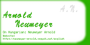 arnold neumeyer business card